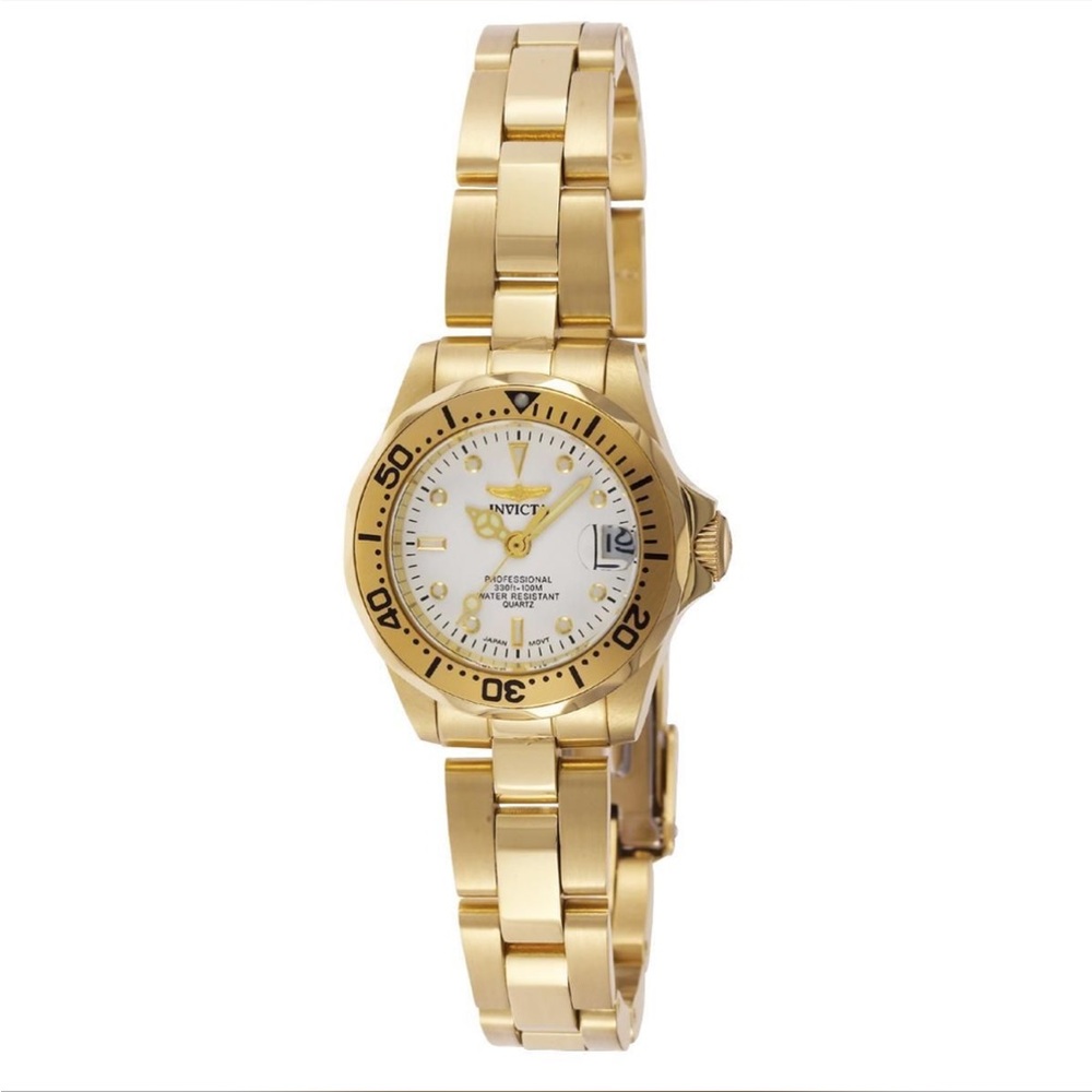 Invicta Pro Diver Women's Watch - 24.5mm, Gold